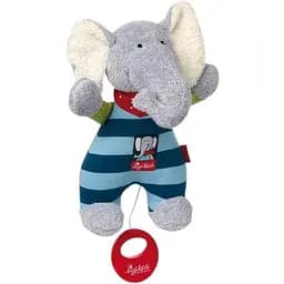 Мягкая музыкальная игрушка Слоник Sigikid 48800SK 22 см из безопасных материалов
