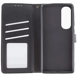 Шкіряний чохол-книжка GETMAN Gallant (PU) для Oppo A60 4G Чорний - мініатюра 6