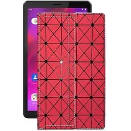 Чехол StatusCASE из экокожи для планшета Lenovo Tab M7 (3rd Gen) Красный ромб