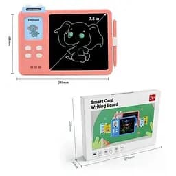 Планшет для малювання з обучающими карточками S5 Pink - мініатюра 5
