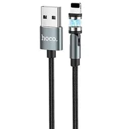 USB Cable Hoco U94 Universal Rotating Lightning Black 1.2m