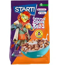 Сухой завтрак Start Шарики со вкусом карамели и какао 500 г