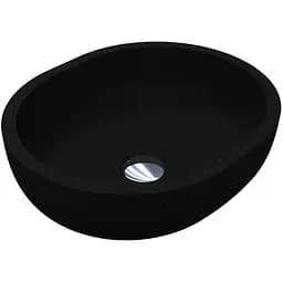 Умивальник Miraggio Mark 425 mirastone black 0002685, Чорний матовий