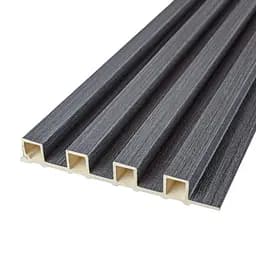 Рейка декоративна Sticker Wall WPC стінова 3000х160х23мм Графіт SW-00001529