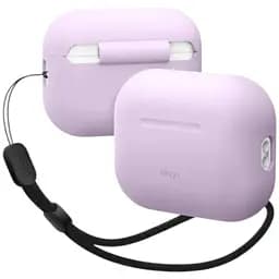 Чохол з ремінцем Elago Silicone Basic Case with Nylon Lanyard для AirPods Pro 2 покоління Lavender (EAPP2SC-BA+ROSTR-LV)