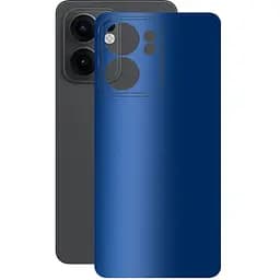 Защитная пленка StatusSKIN для Oppo Reno 13 F 5G Корпус Винил Синий матовый