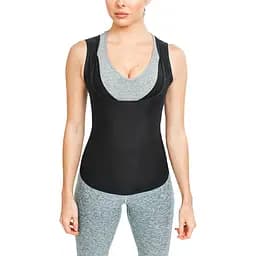 Термомайка для схуднення жіноча Sweat shaper M/L (35-40.5), жироспалювальна майка — термомайка (ST) - мініатюра 7