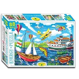 Пазлы 88, Арт.ЕГ-18. Транспорт. В небе и на воде 83446