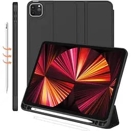 Чохол-книжка CDK для Apple iPad Pro 11" 4gen 2022 екокожа/силікон Smart Case cлот стилус (011190) black