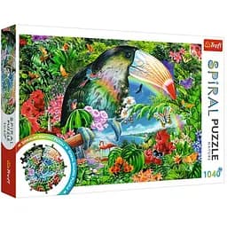 Пазл Trefl SPIRAL Тропічний світ колаж 1040 ел. (40014)