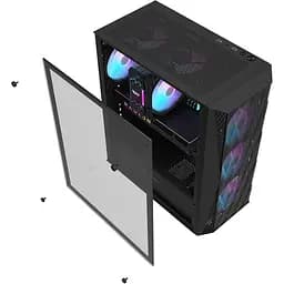 Корпус Darkflash DK352 BLACK ATX 4x120 ARGB Fans (DK352 BLACK) Без БП Б/в - мініатюра 6