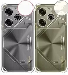 Панель BeCover Anti-Shock для Tecno POVA 6 (LI7) Clear (712784) - мініатюра 4