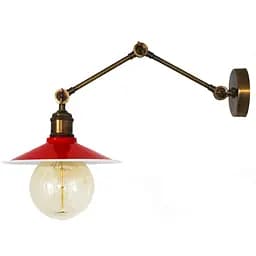 Настінне бра сталеве 3-ох поворотне, PikArt арт. 477 червоний