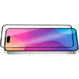 Захисне скло Wave Premium 9Н Glass для Apple iPhone 15 Pro Black [98068] - мініатюра 4