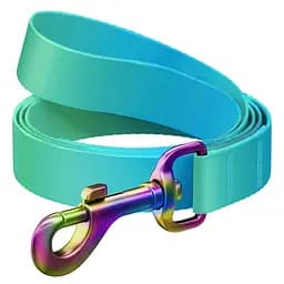 Повідець для собак Waudog Nylon Recycled M, 122 см блакитний