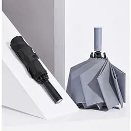 Парасолька Xiaomi 90FUN Oversize Automatic Umbrella with Flashlight Gray (90COTNT2008U-GY00-OS) [52627] - мініатюра 2