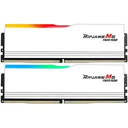 Модуль памяти DDR5 2x16 ГБ/6000 G.Skill Ripjaws M5 Neo RGB White (F5-6000J3636F16GX2-RM5NRW)