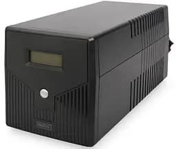 Digitus Джерело безперебійного живлення 1000VA/600W, LCD, RJ45, RS232, USB, 4xSchuko