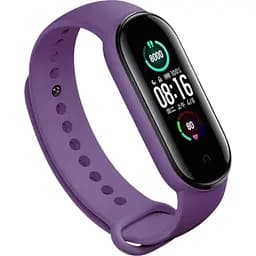 Силіконовий ремінець BeCover для Xiaomi Mi Smart Band 5 / Mi Smart Band 6 Purple (705070)