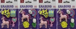 Ластик у наборі Єдиноріг, 4 шт.,