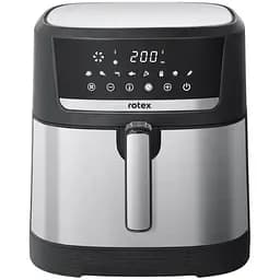 Аерофритюрниця Rotex ROM970-XXL Up&DownFry електрична 7.5л Срібляста 2000Вт
