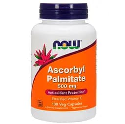 Аскорбіл пальмітат Now Foods Ascorbyl Palmitate 500 мг 100 вегетаріанських капсул