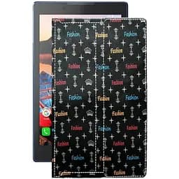 Чехол StatusCASE из экокожи для планшета Lenovo Tab 3 TB3-730X Фэшн черный
