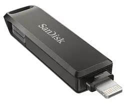 Подвійна флешка SanDisk iXpand Luxe 128Gb Type-C і Lightning конектори - мініатюра 3