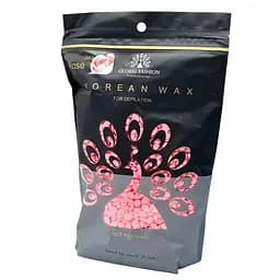 Горячий плёночный воск в гранулах Global Fashion Korean Rose 1000 г воск для депиляции лица и тела