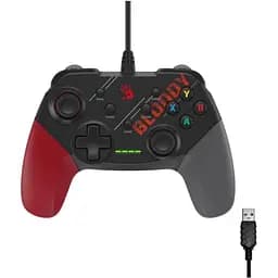 Геймпад джойстик A4Tech Gamepad Bloody GPR-30 Sports красный с серым