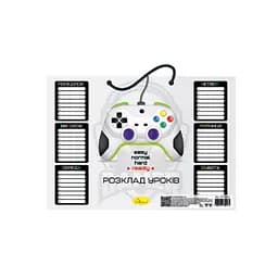 Ламіноване розклад уроків "Play-Reality" АП-0801-12 А4