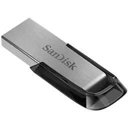 Флеш накопичувач металевий USB 3.0 SanDisk Ultra Flair 128 Gb сріблястий