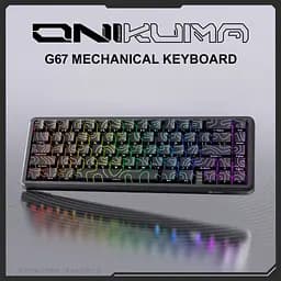Магнітна клавіатура ONIKUMA G67 , Чорний - мініатюра 2