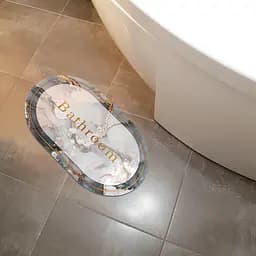 Вологопоглинаючий килимок Sticker Wall мармур Bathroom 40x60CMx3MM (D) SW-00001569 - мініатюра 7