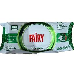 Вологі серветки для прибирання Fairy Power Wibes 100 шт.