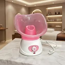 Парова сауна для обличчя, інгалятор 2 в 1 Facial Steamer Shuqin SQ-016 Рожевий