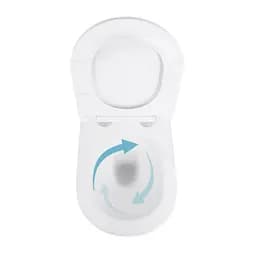 Унітаз підвісний Qtap Swan Ultra Quiet White, з сидінням Slim Duroplast/ Soft-close/ Quick Release QT16335180W - мініатюра 5