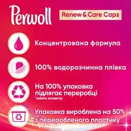 Засіб для делікатного прання Perwoll Renew Капсули, 42 шт. - мініатюра 2