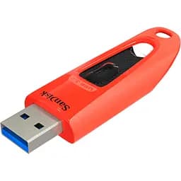 USB флеш накопичувач SanDisk 64GB Ultra Red USB 3.0 (SDCZ48-064G-U46R) - мініатюра 2