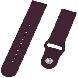 Силіконовий ремінець BeCover для Honor MagicWatch 2 / Huawei Watch 3 Pro Classic 46 mm Purple-Wine (707059) - мініатюра 2