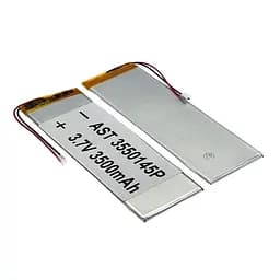 Акумулятор 3550145P універсальний з контролером, 3,4 х 52 х 145 мм (3500 mAh)/ для планшета - мініатюра 2