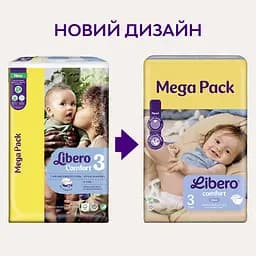 Підгузки Libero Comfort 3 (5-8 кг) 76 шт. - мініатюра 10