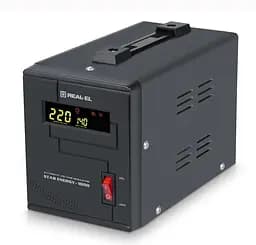 Стабілізатор напруги Real-EL Stab Energy-1000 Black 800 Вт (EL122400012) - мініатюра 6