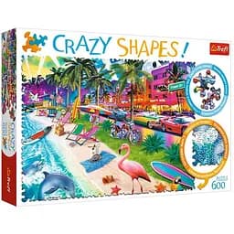 Пазл Trefl Crazy Shapes Пляж Майами 600 эл. (11132)
