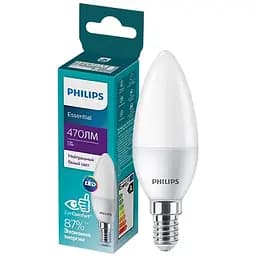 Лампа Philips ESSLED Candle 5W 470lm E14865 B35FR (929002969207)
