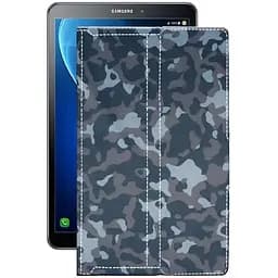 Чехол StatusCASE из экокожи для планшета Samsung Galaxy Tab A6 (T580) Хаки-синий