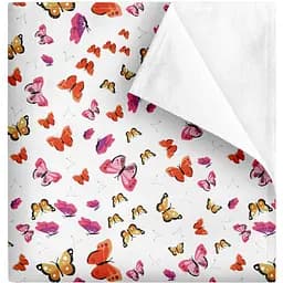 Пелюшка багаторазова Cosas непромокаюча Butterflies 70х120 см (Diaper_ButterfliesYellowRed_70x120)