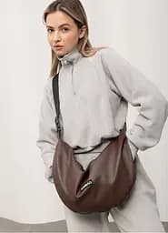 Жіноча сумка Sambag HOBO Bag-glove шоколадна 50 х 28 х 5 см (53400020) - мініатюра 6