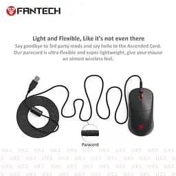 Игровая мышь Fantech UX-3 HELIOS PixArt 3389, 400IPS, 50G, 1600DPI Black - мініатюра 5
