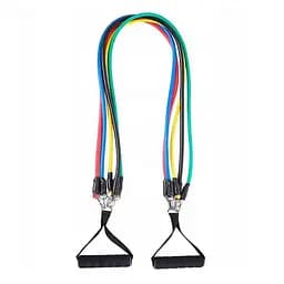 Набір еспандерів трубчастих силових Power Strength Tube NE-PW-4, 5 шт